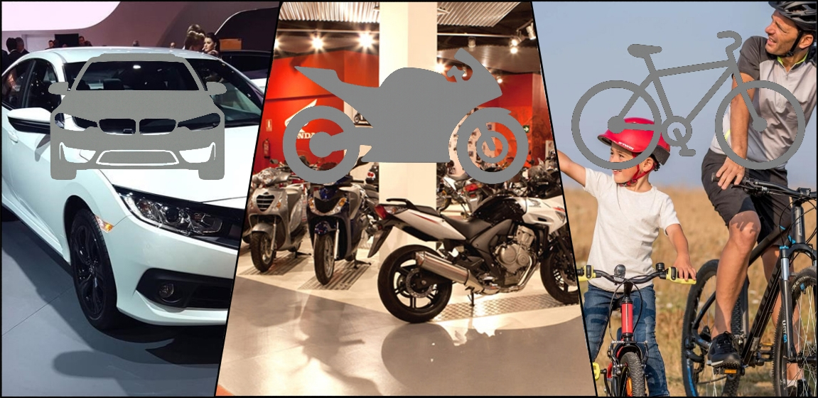 Autos, Motos Y Bicicletas